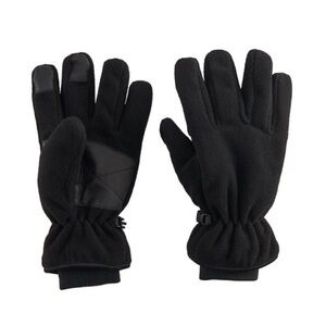 Men's Tek Gear Black Warm Tek Touchscreen Micro Fleece Gloves L/XL
